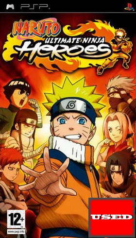 Naruto Shippuden: Ultimate Ninja Heroes PSP USED (UMD Only)