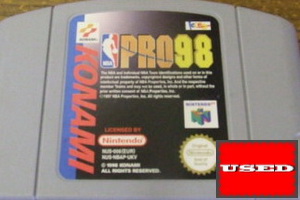 NBA Pro 98 N64 UNBOXED