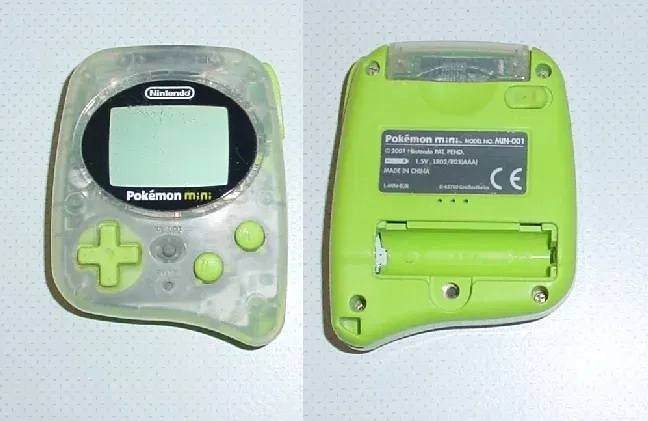 Nintendo Pokemon Mini Green Edition UNBOXED (Without Battery Cover)