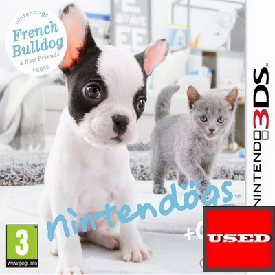 Nintendogs & Cats: French Bulldog Edition 3DS USED