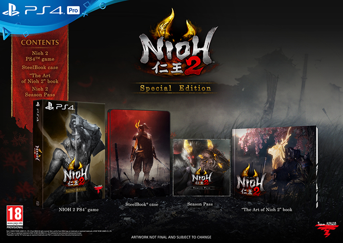 Nioh 2  Special Edition PS4 NEW