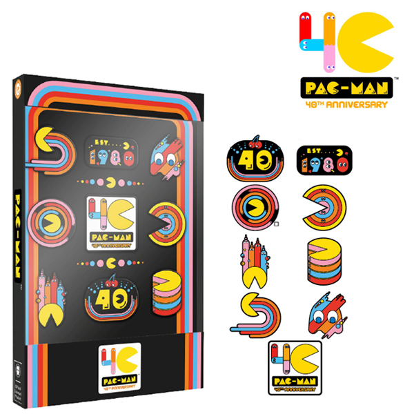 Numskull Official Pac-Man 9 Pin Badge Set