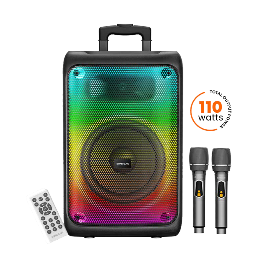 SONICGEAR RGB HDA KARAOKE SPEAKER 110W HYPERBOX 1200 PRO BLACK