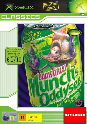 Oddworld: Munch's Oddysee (Classics) XBOX USED (No Manual)