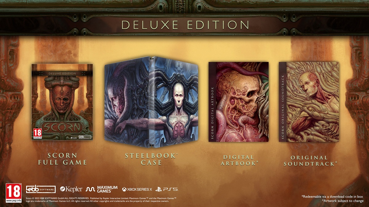 Scorn Deluxe Edition  PS5  NEW