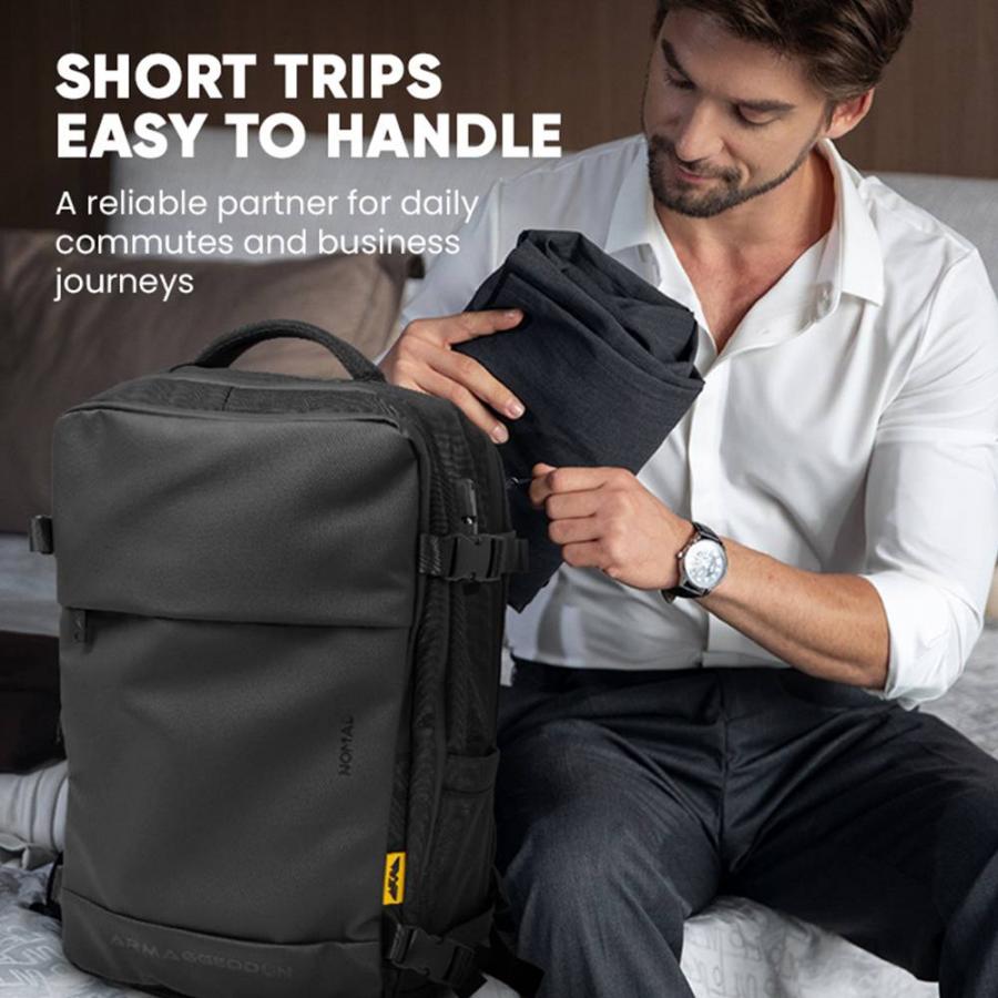 ARMAGGEDDON TRAVEL SPLASHPROOF BAKCPACK 15.6' NOMAD CARBON