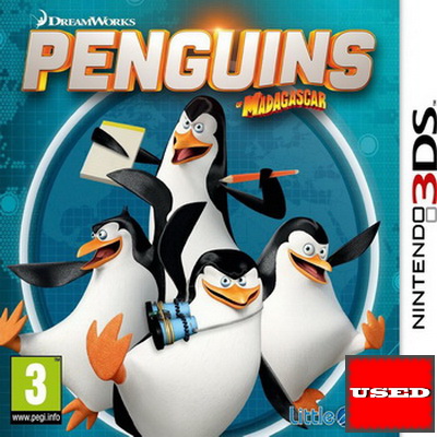 Penguins of Madagascar 3DS USED