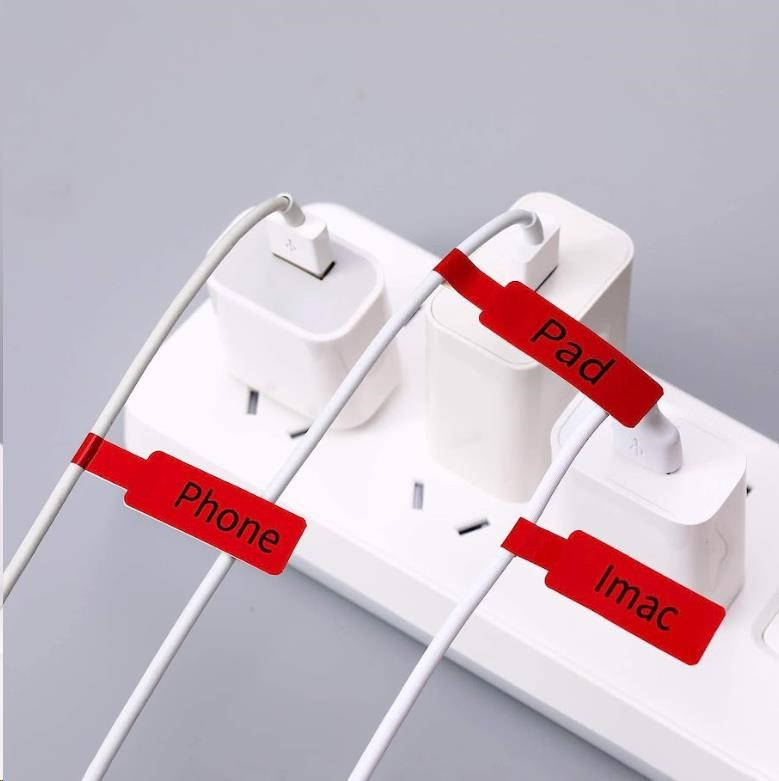 NIIMBOT THERMAL LABEL PAPER 12.5*74+35-65 CABLE RED