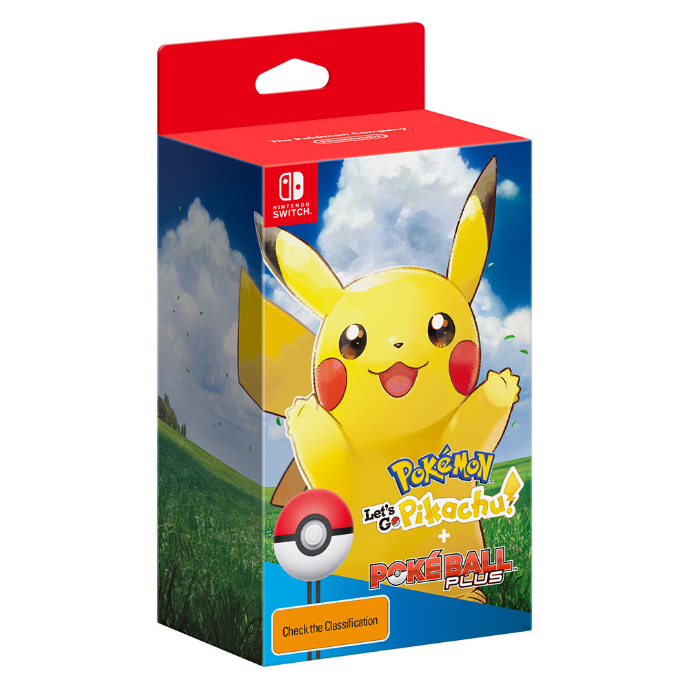 Pokemon: Let's Go, Pikachu!  Pokeball  Plus  Limited Bundle NSW  NEW