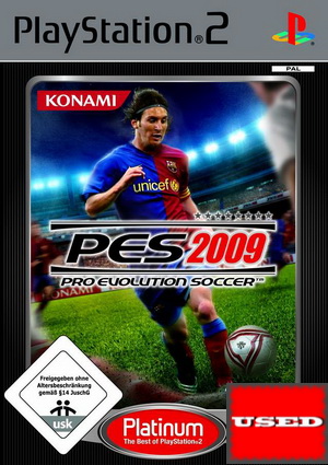 Pro Evolution Soccer 2009 (Platinum) PS2 USED