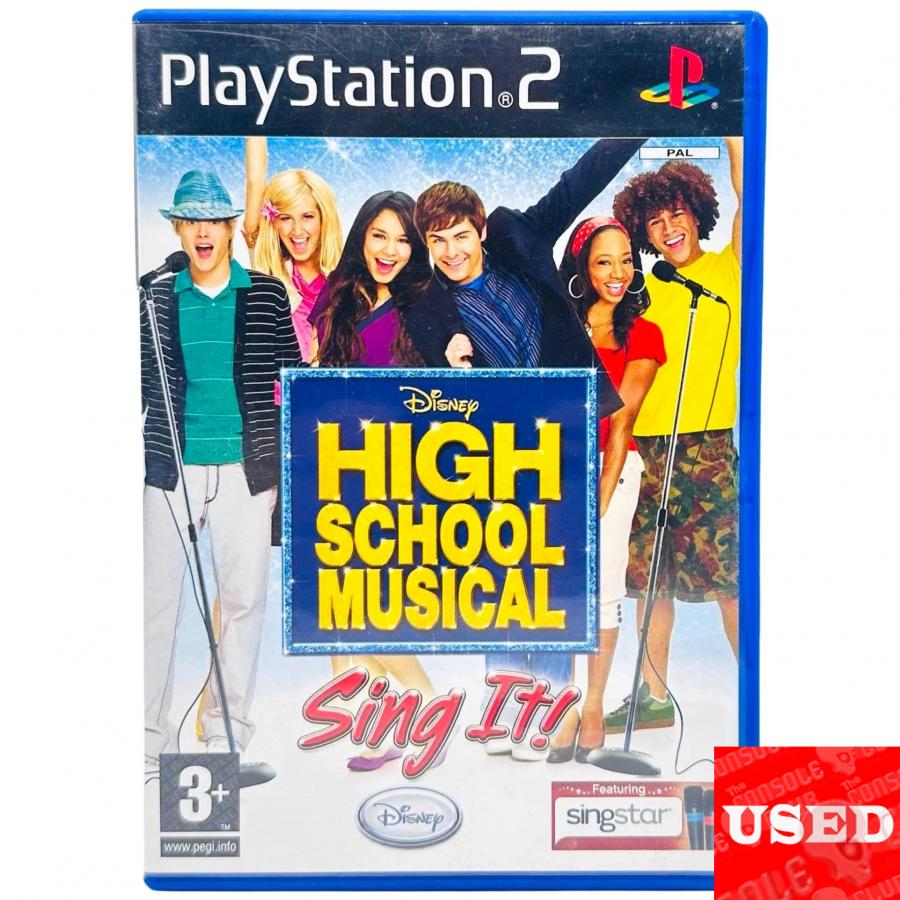 High School Musical : Sing It! PS2 USED (English Game / Dutch Cover)