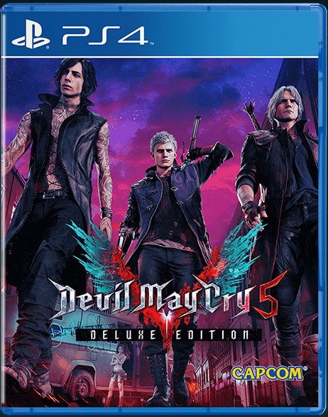Devil May Cry 5 Deluxe Steelbook Ed. PS4 NEW