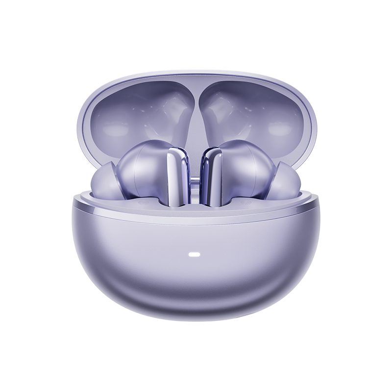 QCY Melobuds N70 ANC Purple - 55db ANC TWS Flagship Hi-Res Earbuds LDAC BT 6.0 IPX5 Wireless charge