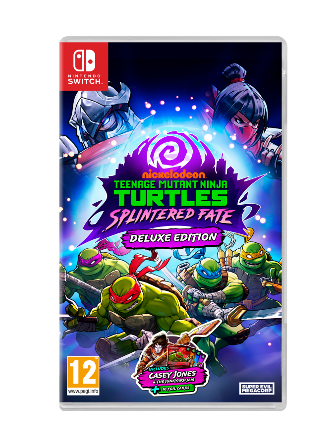 Teenage Mutant Ninja Turtles Splintered Fate Deluxe Edition Nintendo Switch NEW