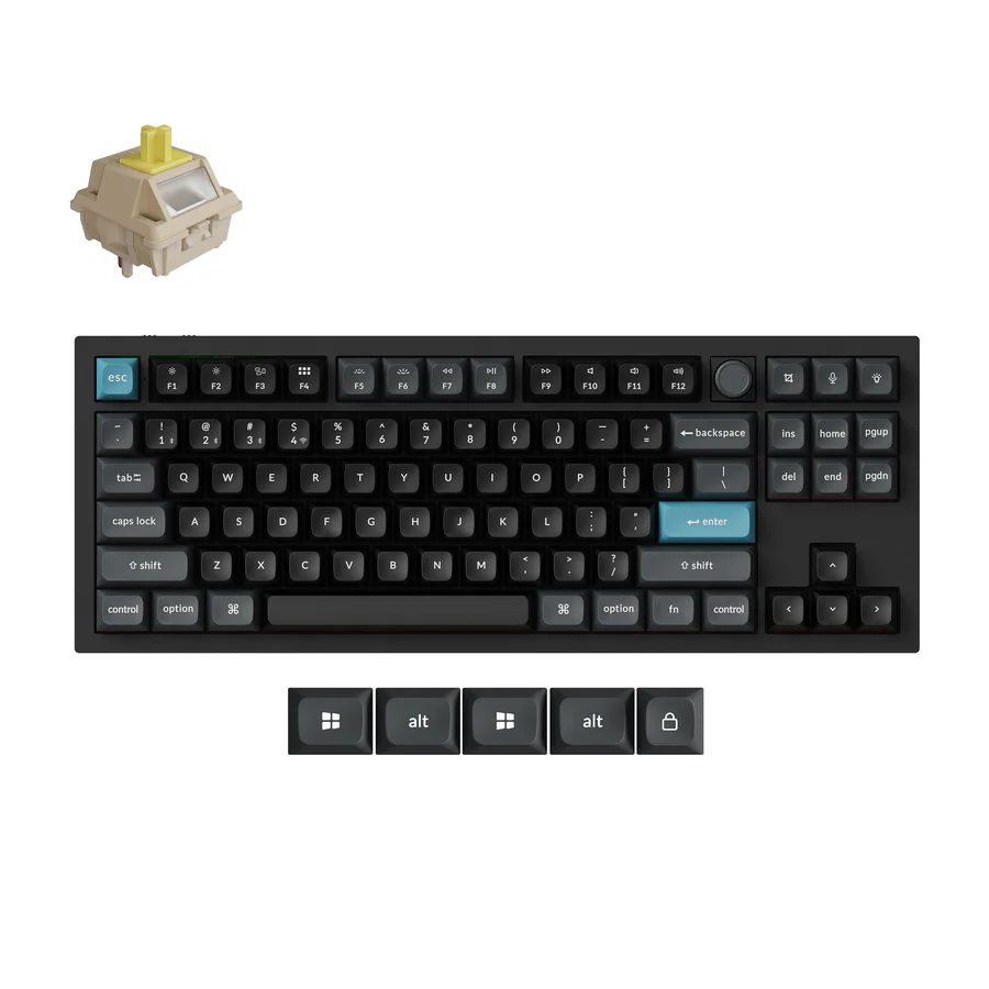 Keychron Q3 Ultra (Q3U-M4) ZMK RGB 8K Wireless Custom Mechanical Keyboard-Banana Switch 80% US
