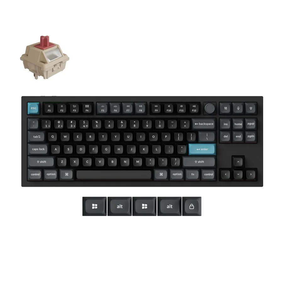 Keychron Q3 Ultra (Q3U-M1) ZMK RGB 8K Wireless Custom Mechanical Keyboard-Banana Switch 80% US
