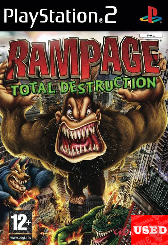 Rampage: Total Destruction PS2 USED (Disc Only)