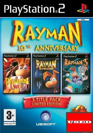 Rayman 10th Anniversary PS2 USED (Rayman Revolution + Rayman M  )