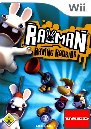 Rayman Raving Rabbids Wii USED (English Game/Dutch Cover)