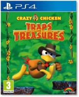Crazy Chicken Traps And Treasures  PS4 NEW