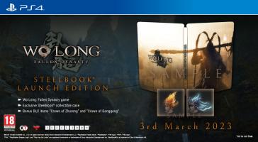 Wo Long Fallen Dynasty Steelbook Day1 Edition  PS4 NEW