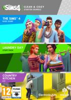 The Sims 4 Clean and Cozy Starter Bundle Exp Pack (Code in a box)   PC NEW  