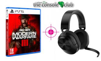 Call of Duty  Modern Warfare III PS5 + CORSAIR Headset HS55 CORE Wireless Stereo Carbon	CA-9011290-EU