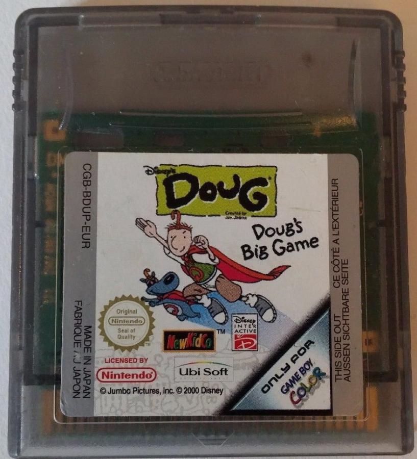Doug's Big Game Game GameBoy Color UNBOXED