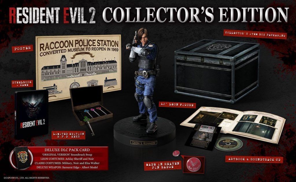Resident Evil 2 Collector's Edition PS4 NEW