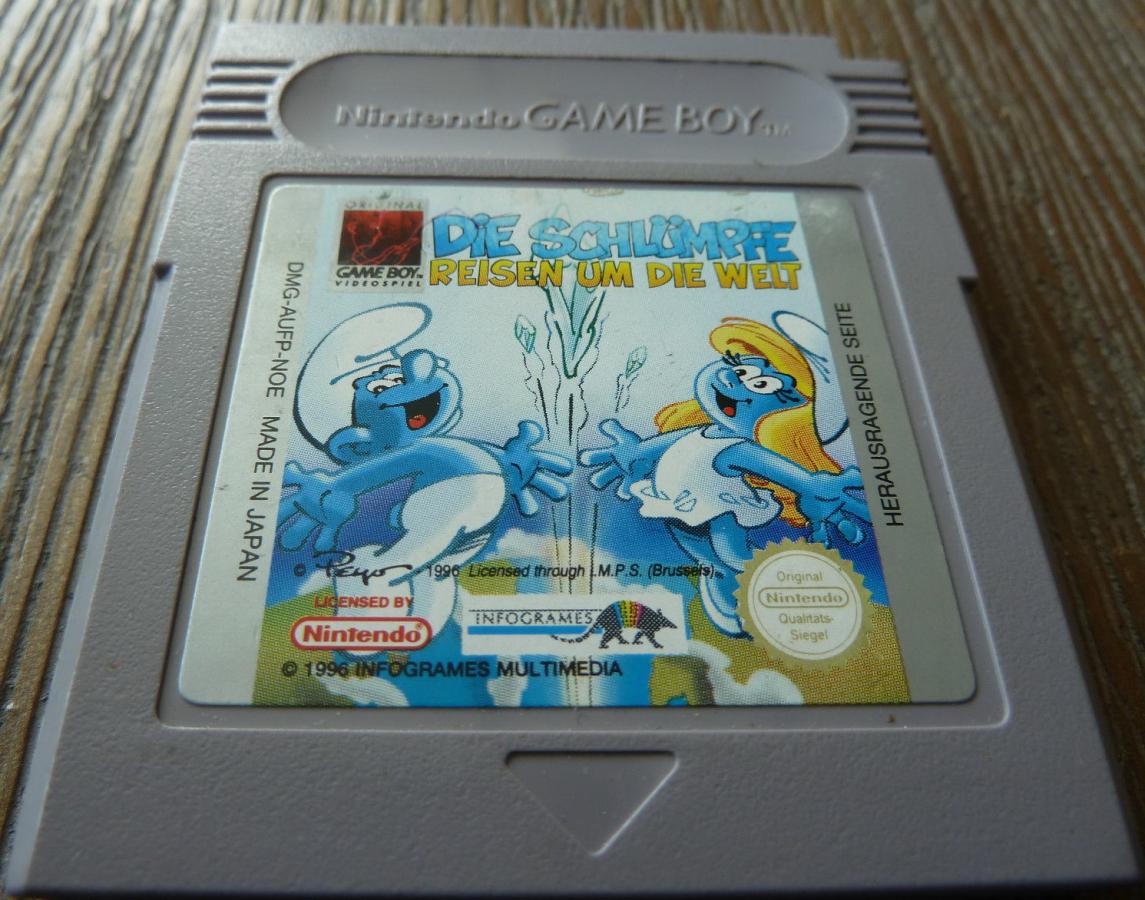 The Smurfs Travel the World GameBoy UNBOXED (GER) 