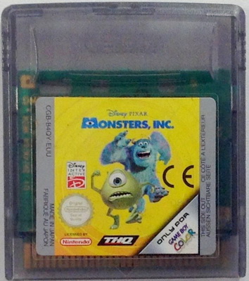 Disney Monsters Inc. GameBoy Color UNBOXED (No Sticker)