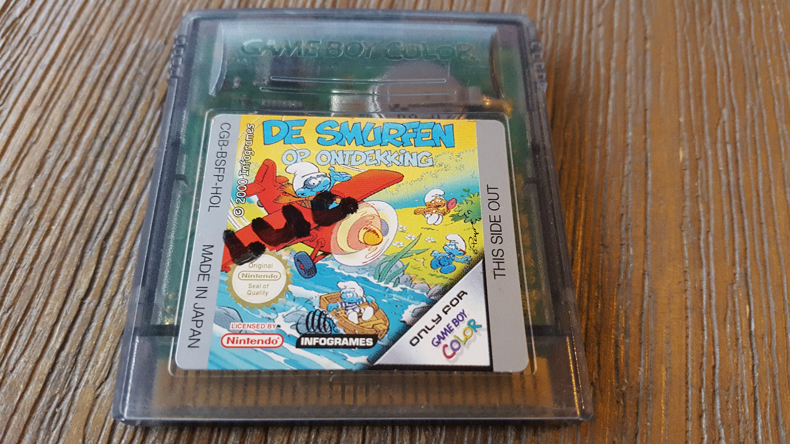 The Adventures Of The Smurfs GameBoy Color UNBOXED