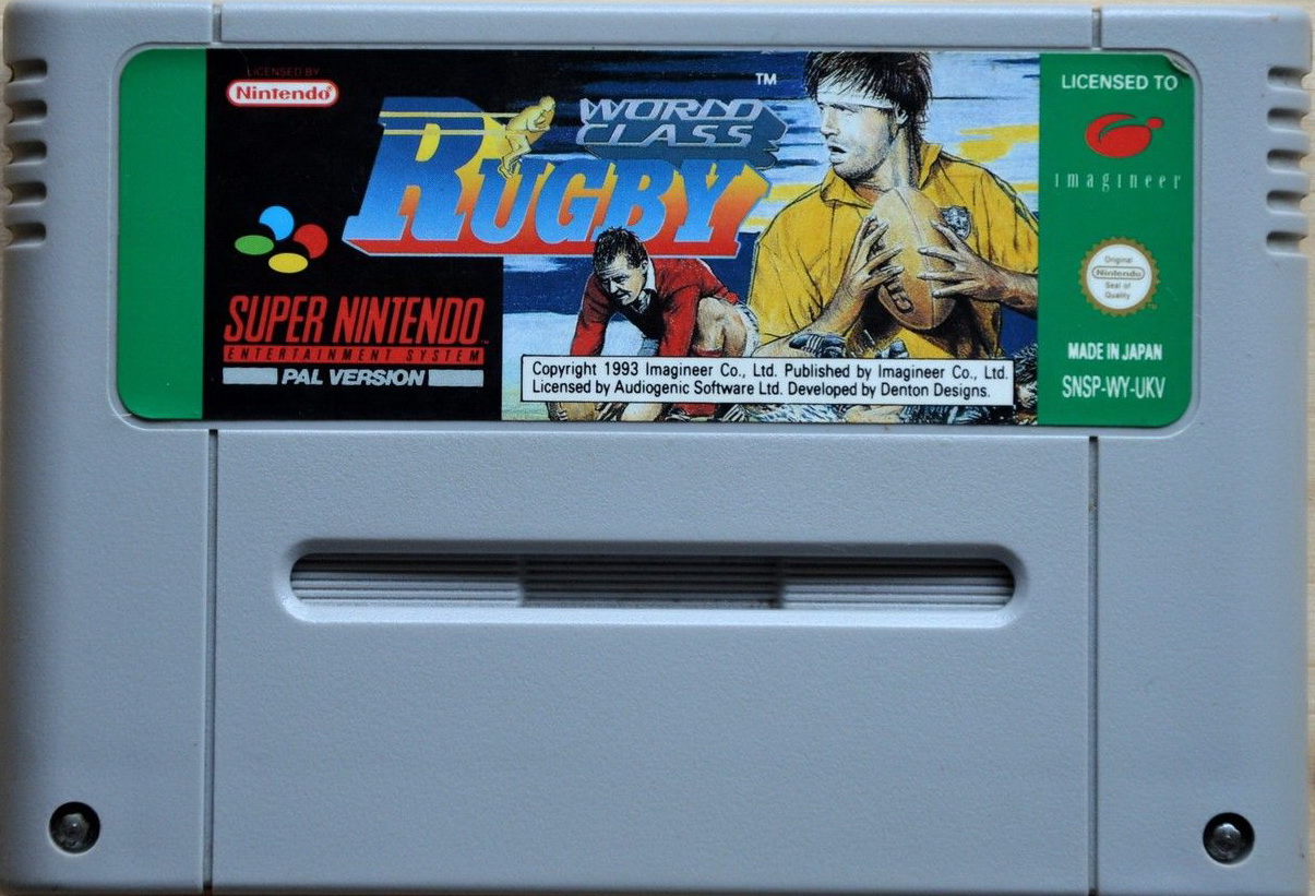 World Class Rugby SNES UNBOXED