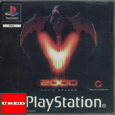 V 2000 David Braben PSX USED (No Manual/Unofficial Case)