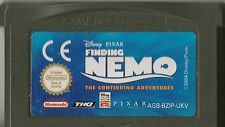 Finding Nemo The Continuing Adventures GameBoy Advance UNBOXED