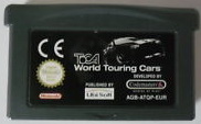 TOCA World Touring Cars GameBoy Advance UNBOXED (Worn Sticker)