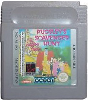 The Addams Family Pugsley's Scavenger Hunt GameBoy UNBOXED (No Sticker)