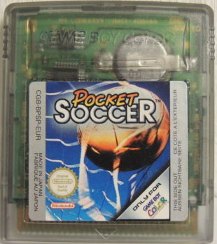 Pocket Soccer GameBoy Color UNBOXED (Worn Sticker)