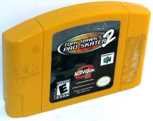 Tony Hawk's Pro Skater 2 N64 UNBOXED (Worn Sticker)