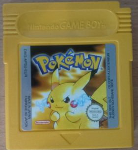 Pokemon Yellow Version GameBoy UNBOXED (Worn Sticker)
