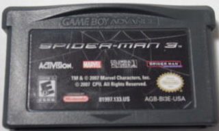 Spider-Man 3 GameBoy Advance UNBOXED (NTSC)