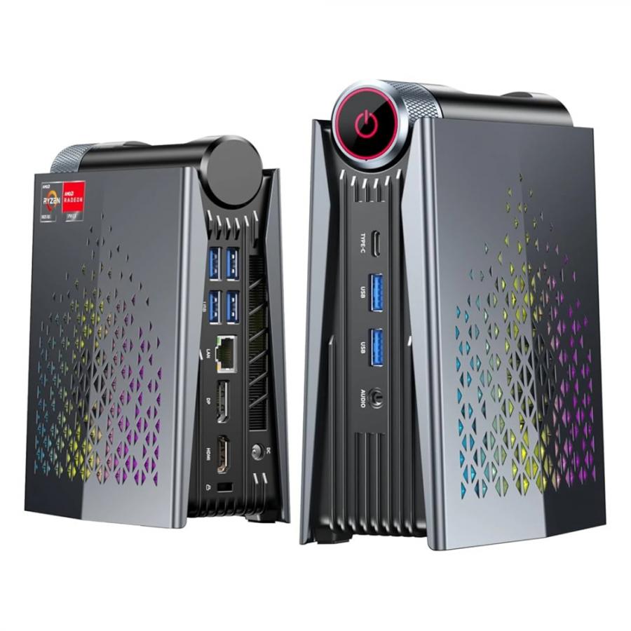 ACEMAGIC MINI PC RYZEN 9 (16GB+512GB) WIN11 PRO RGB BLACK