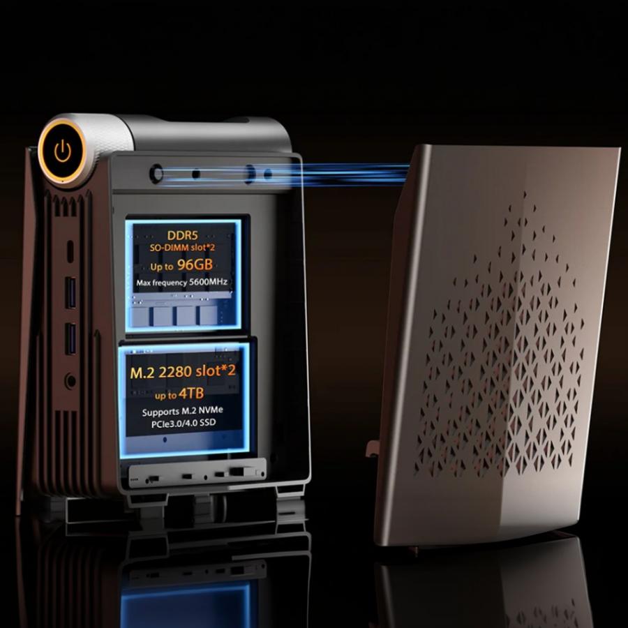 ACEMAGIC MINI PC RYZEN 9 (16GB+512GB) WIN11 PRO RGB BLACK