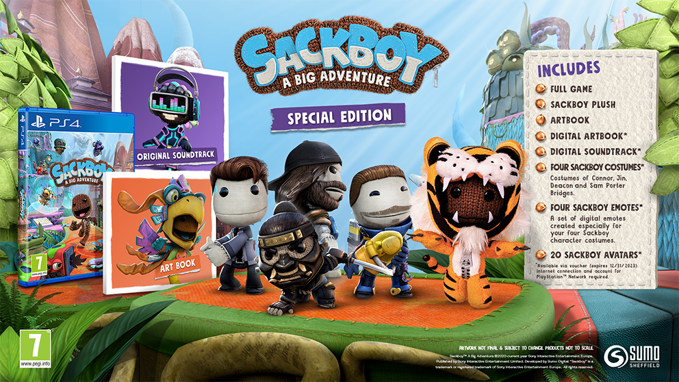 Sackboy A Big Adventures  Special Edition PS4 NEW 