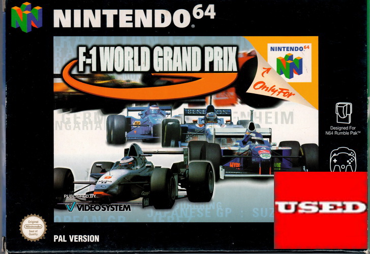 F-1 World Grand Prix N64 USED (Damaged Box)