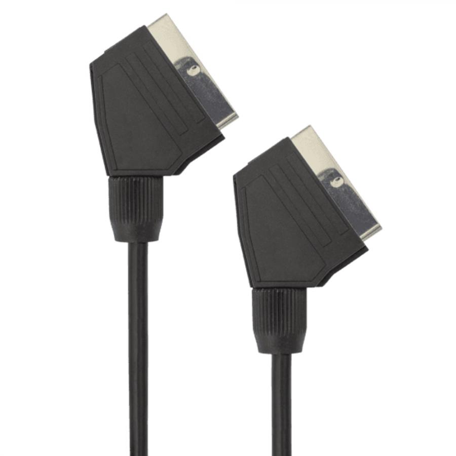 SBOX CABLE SCART MALE - SCART MALE 21-PIN 1.5 M BLACK