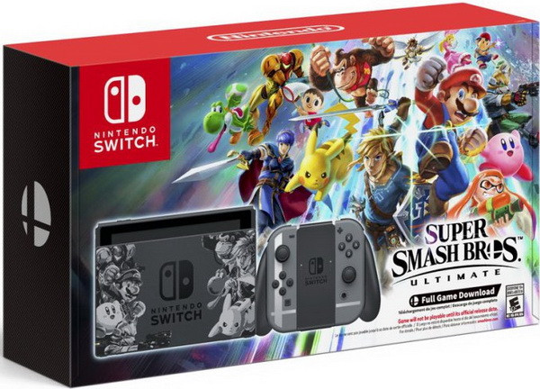 Nintendo Switch Console Super Smash Ultimate Bundle
