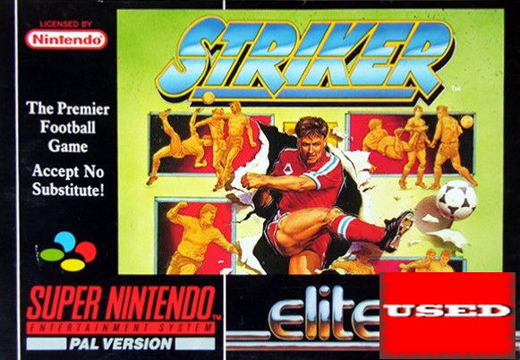 Striker SNES UNBOXED (Damaged Sticker)