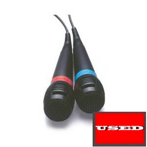 Sony SingStar Wired Microphones Set PS4/PS3/PS2 USED (UNBOXED)