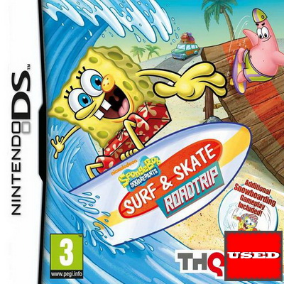 SpongeBob's Surf & Skate Roadtrip DS USED